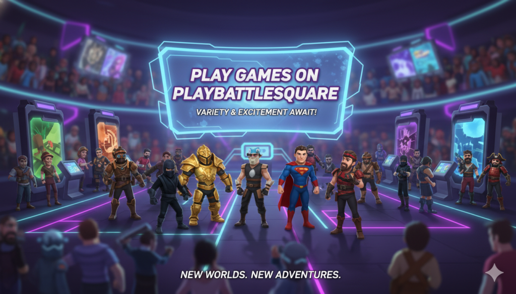 Playing Games on PlayBattleSquare