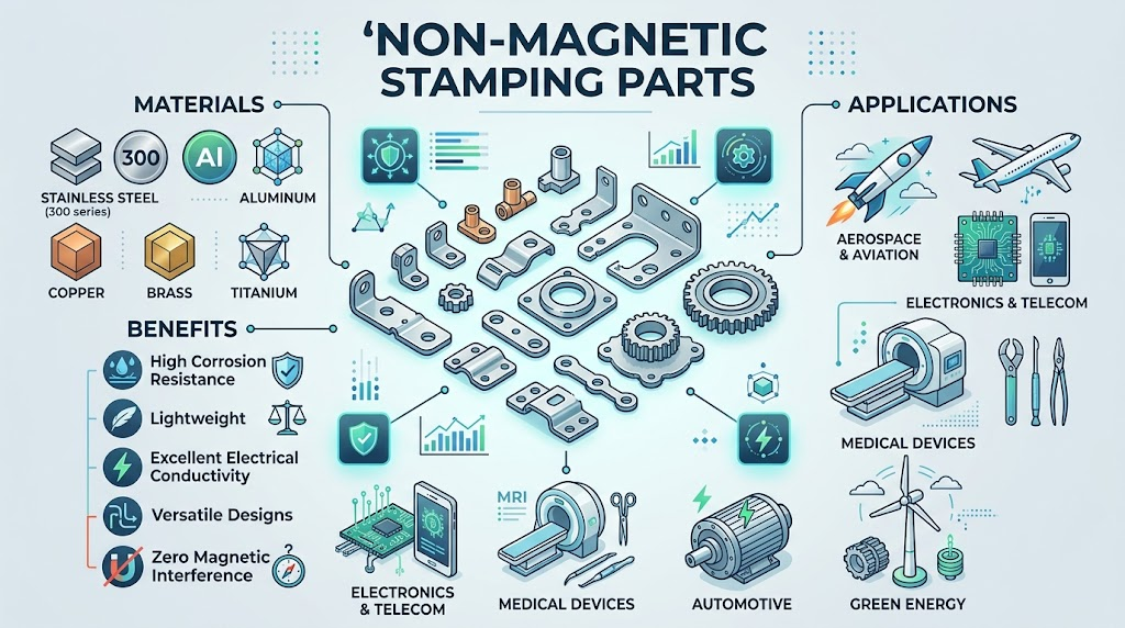 Non-Magnetic Stamping Parts: A Complete Guide to Materials, Benefits, and Applications